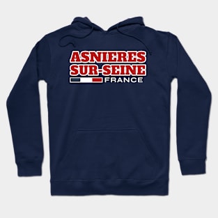 Asnieres-sur-Seine France Retro Hoodie